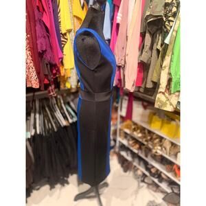 Blue/Black Panel dress size 4